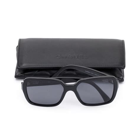 black chanel sunglasses with white bow|CHANEL Acetate Polarized Square Sunglasses 5408.